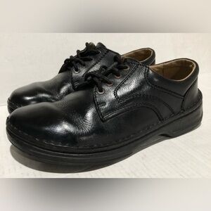 Birkenstock Black Leather Shoes